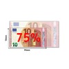 Cashbricks, 100 x €10 toy banknotes, reduced size to 75%.