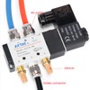 Solenoid Valve 1/4"PT Pneumatic AirTAC 4V210-08 Air 12V/24V/110V/220V Single Coil