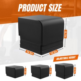 ROYALAY Adjustable Hip Thrust Bench, PU Glute Bench, Core Workout Equipment with Non-Slip Bottom, Hip Thrust Pad for Gym Home and Outside