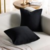 Cheekywares Christmas Cushion Cover, Black, 40 x 40 cm, Velvet