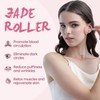 Jade Roller and Gua Sha Stone Massage Tool Set, Natural