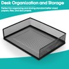AZFUNN Wire Mesh Letter Trays Paper Tray Desk File Organizer,