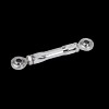 POWERJAMES Mid Control Shifter Lever for Harley Dyna Low Rider