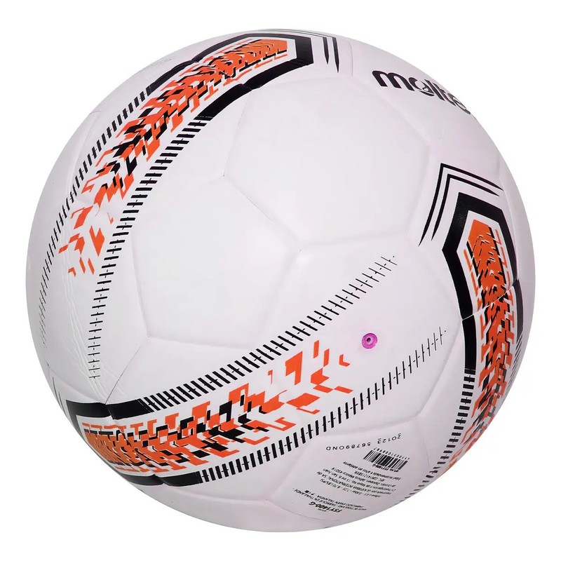 Balón Futbol Molten F5y1400 5 Laminado Color Blanconaranja