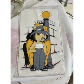 Unbranded Vtg T-shirt Chicano Heat Transfer “Calle Loco” Graphic 80’s Color Francisco’s