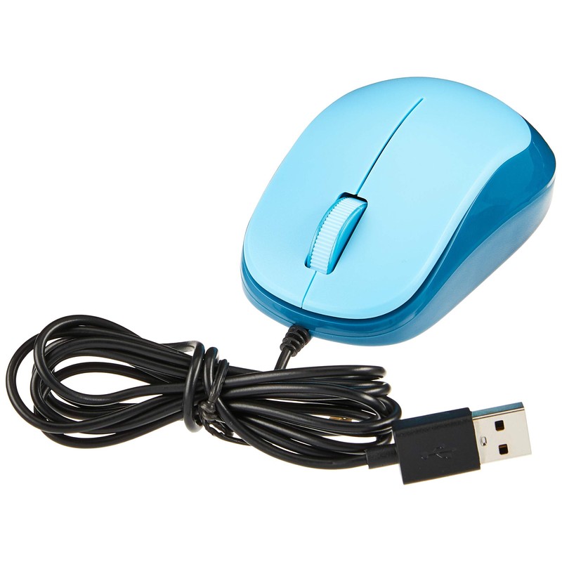 Elecom M-Y8UBBU Blue LED Mouse EPRIM Wired 3 Buttons Blue