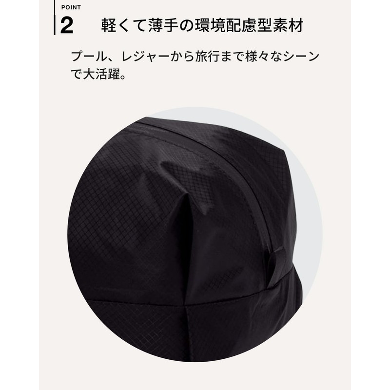 Speed Water Proof L Pool Bag, Unisex, White/Black