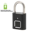 Fingerprint Padlock Biometric Smart Security Digital Lock Water Resistant USB