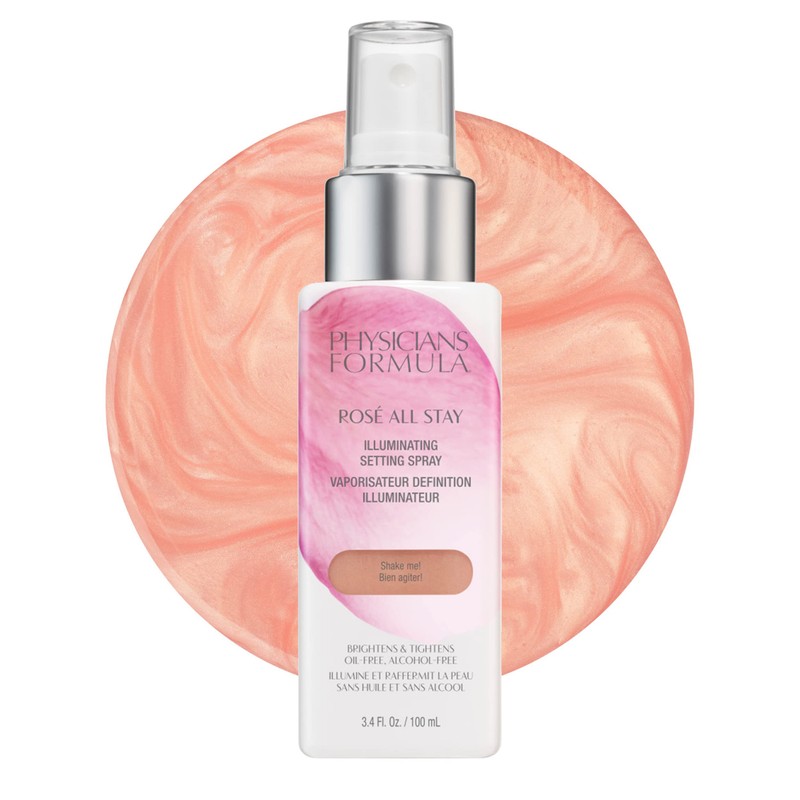 Physicians Formula Rosé All Stay Illuminating Setting Spray For Makeup,