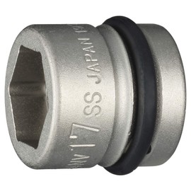 Tone Short Socket for Impact 4NV-17SS Insertion Angle 1/2 inch (12.7 mm) Double-Sided Width 0.7 inch (17 mm)