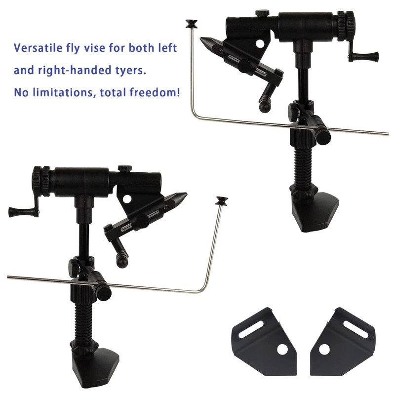 Riverruns II Generation Rotary Fly Tying Vise Jaw Balanced Truly