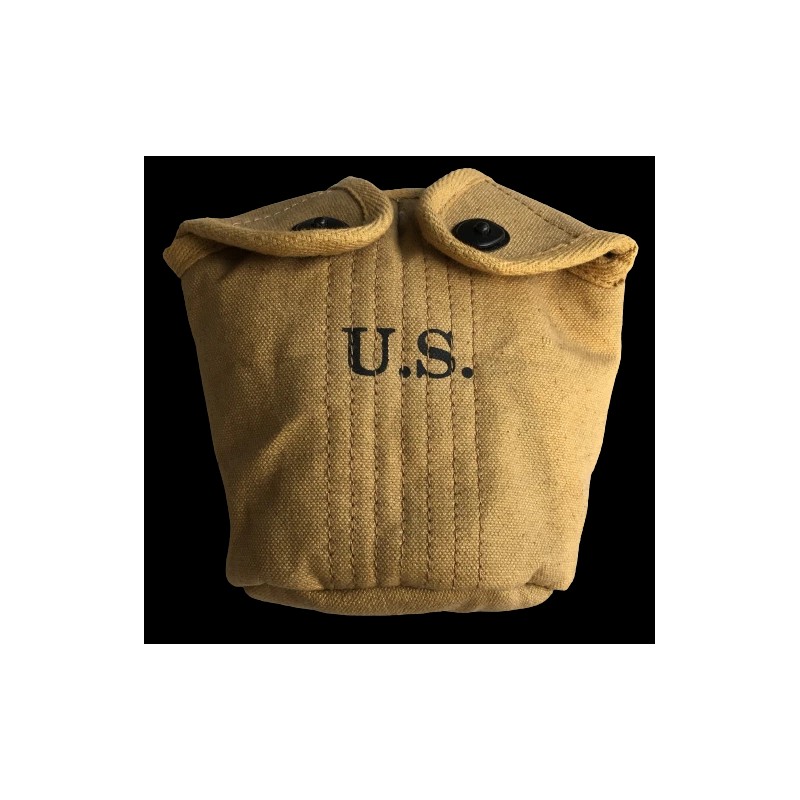 U.S WW2 M1910 Canteen Water Bottle Webbing Gear Canvas Cover