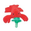 Nookums Paci-Plushies Buddies - Lobster Pacifier Holder - Adapts to