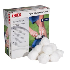 T.I.P. Pool Filter Balls 700 g (Replacement for Filter Sand/Glass, 700 g Filter Balls = 25 kg Filter Sand, for Sand Filter System, Washable, Reusable, Durable, Resource-Saving) BEASAN 700 CB, 30446