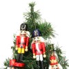 Wooden Nutcracker Doll Soldier Puppet Christmas Ornaments Decoration for Home