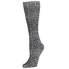 Celeste Stein Therapeutic Compression Socks, Black Grey Spots, 8-15 mmhg,