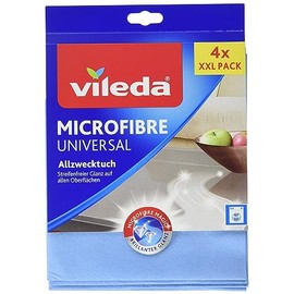 Vileda Universal Multi-Purpose Microfibre Cloth, 4er Packung
