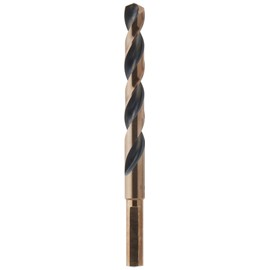 DEWALT DW1128 7/16-Inch Black Oxide 3/8-Inch Reduced Shank Split Point Twist Drill Bit