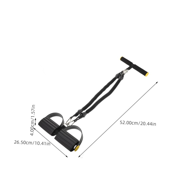 BESPORTBLE Elastic Pull Rope Workout Rope Leg Strap for Cable