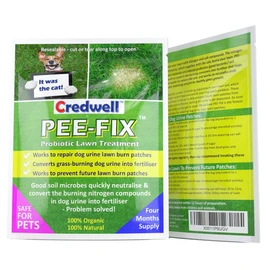 PEE-FIX dog urine neutraliser grass lawn patch repair treatment
