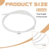 BENECREAT White 1650x6x1mm Plastic Guitar Binding Purfling Strip Polished Guitar
