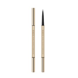aopoka Eyebrow Pencil, Retractable Type, Brush Included, Difficult to Fall Out, Waterproof, Natural Eyebrow Makeup, For Beginners, Portable, 3 Colors (03 Gray Brown)