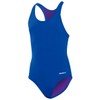 Sporti Girls' Solid Racer Back One-Piece Swimsuit - Bathing Suits