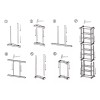 Organizador De Zapatos 10 Niveles Apilable 30 Pares - Ra0302