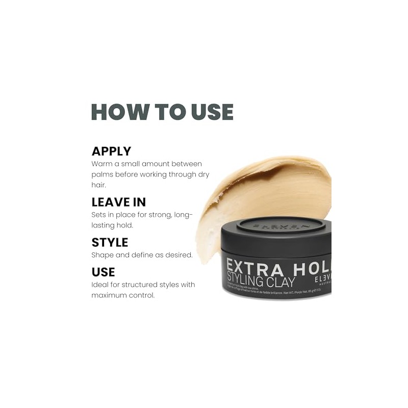 ELEVEN AUSTRALIA Extra Hold Styling Clay | The ideal product