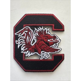 USC South Carolina Gamecocks Vintage Embroidered Iron On Patch  3” X 2.75”