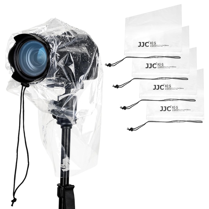 4 Pack Transparente Cámara Cubierta contra lluvia para Canon EOS