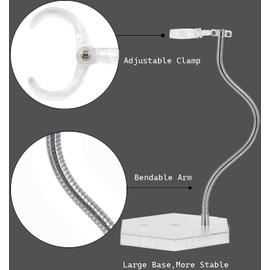 XyviLokit 3PCS Large Size Action Figure Stand Compatible with 1/6 and 1/9 Scale Figures and Toys, Stop Motion Stand Come with Screwdriver.