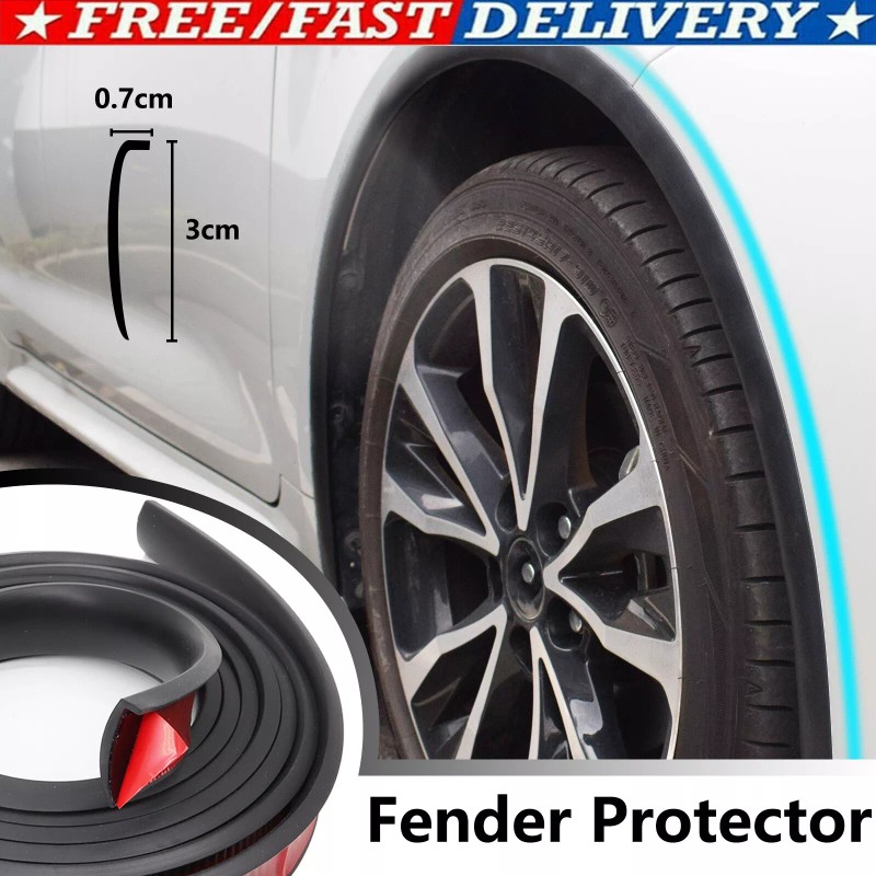 Xukey Fender Flares 10' Car Wheel Eyebrow Arch Extension Protector