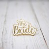 WEDFEST Bride & Groom Pin Badges, Wedding Day, Hen Party,