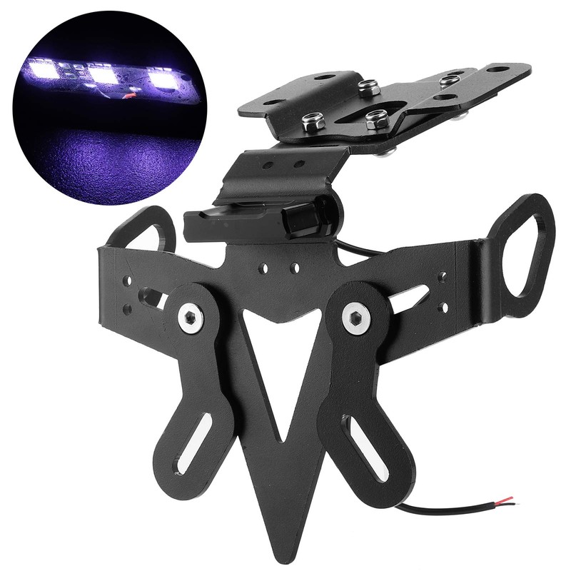 Motorcycle License Plate Rear With Led Light Replacement For Mt-07