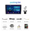 Podofo 2+32G Double Din Car Stereo with Wireless Apple Carplay