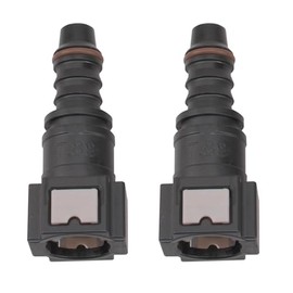 7.89 Fuel Quick Connector Female Tube to Male Barb, Pack of 2