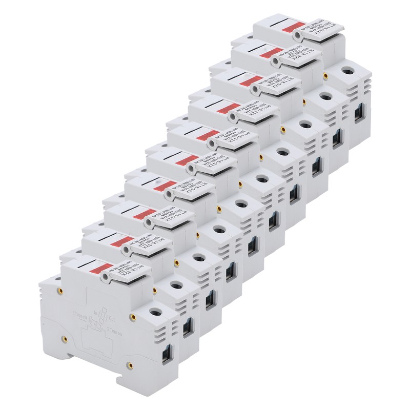 RT18‑32X Miniature Rail Mounted Fuse Holder Base with LED Indicator