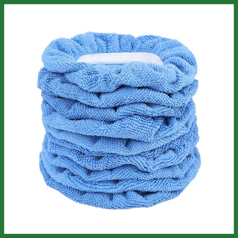 Motoforti 10pcs 5-6 Inch Microfiber Car Polishing Buffing Pad Bonnet