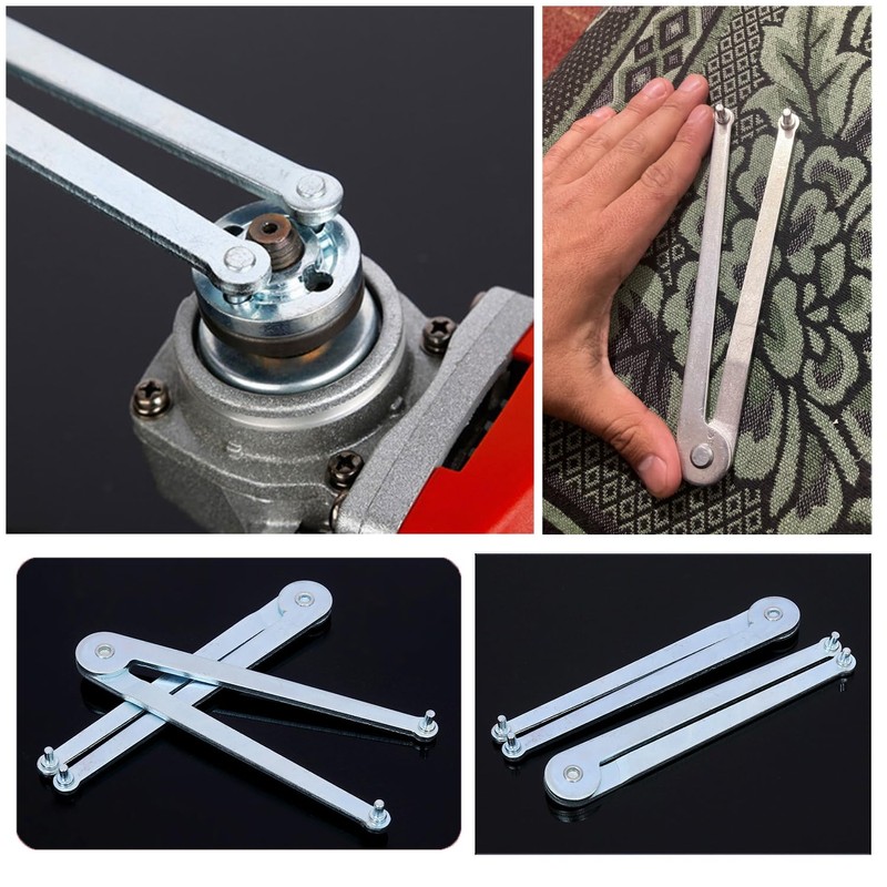 TorSor 2 Pack Angle Grinder Pin Wrench Universal Adjustable Angle