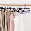 Velvet Hangers Non Slip - 20 Pack Pants Hangers for