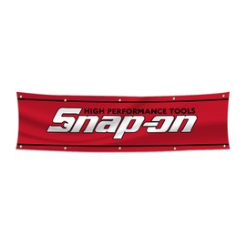 AIFLAG Snap on Tools Banner Flag 2x8ft Garage Shop Wall Decor Flags
