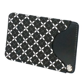 Indenya 8809 Soyoka Pass Case, Cloisonne Connection, Black x White, Cloisonne Connection (Black x White)