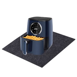 Cibicon Under the Air Fryer Mat,Felt Fabric,Absorbing Oil Mat,Reusable Durable Washable Floor Mat Protect Decks ,Patios, Grease Splatters(Air Fryer Mat:24inches x 36inches)