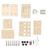 Wooden Hydraulic Excavator DIY Manual Detachable Educational Stimulation Hydraulic Excavator