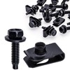 Rexka 10 Sets 1/4-20 Bolts & U Nut for GM