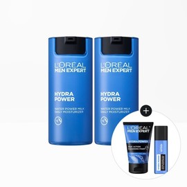 L'Oréal 맨 이드라파워 수분 올인원 50ml 2개+클렌징폼 50ml+올인원 22ml랜덤) Man Hydrapower Moisture All-in-One 50ml 2pcs + Cleansing Foam 50ml + All-in-One 22ml (Random)