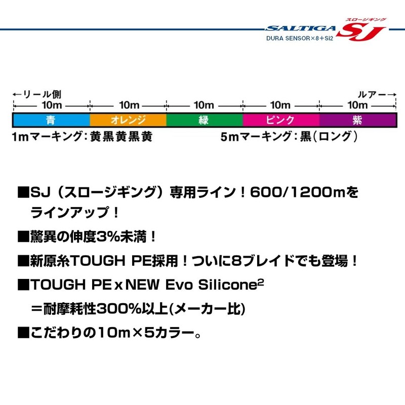 Daiwa PE Line UVF Soltiga SJ Dura Sensor x8 +