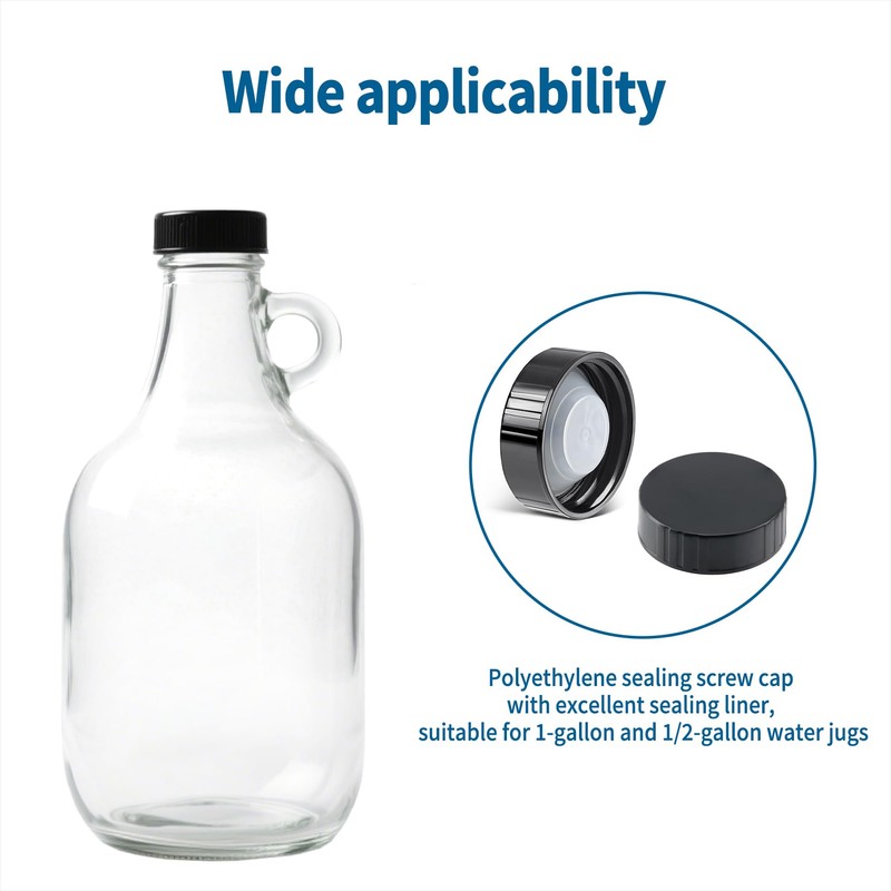 Hufopik 6 Pack 38mm Growler Caps, Beer Bottle caps Compatible