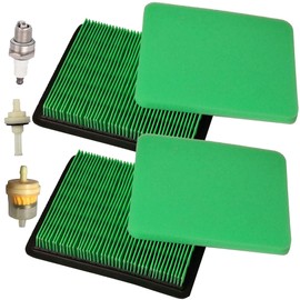 Fuel Air Filter Combo for Honda GC135 GCV135 GC160 GCV160 GC190 GCV190 Engine, F220 tillers Craftsman 33055 17211-ZL8-003 17211-Zl8-000